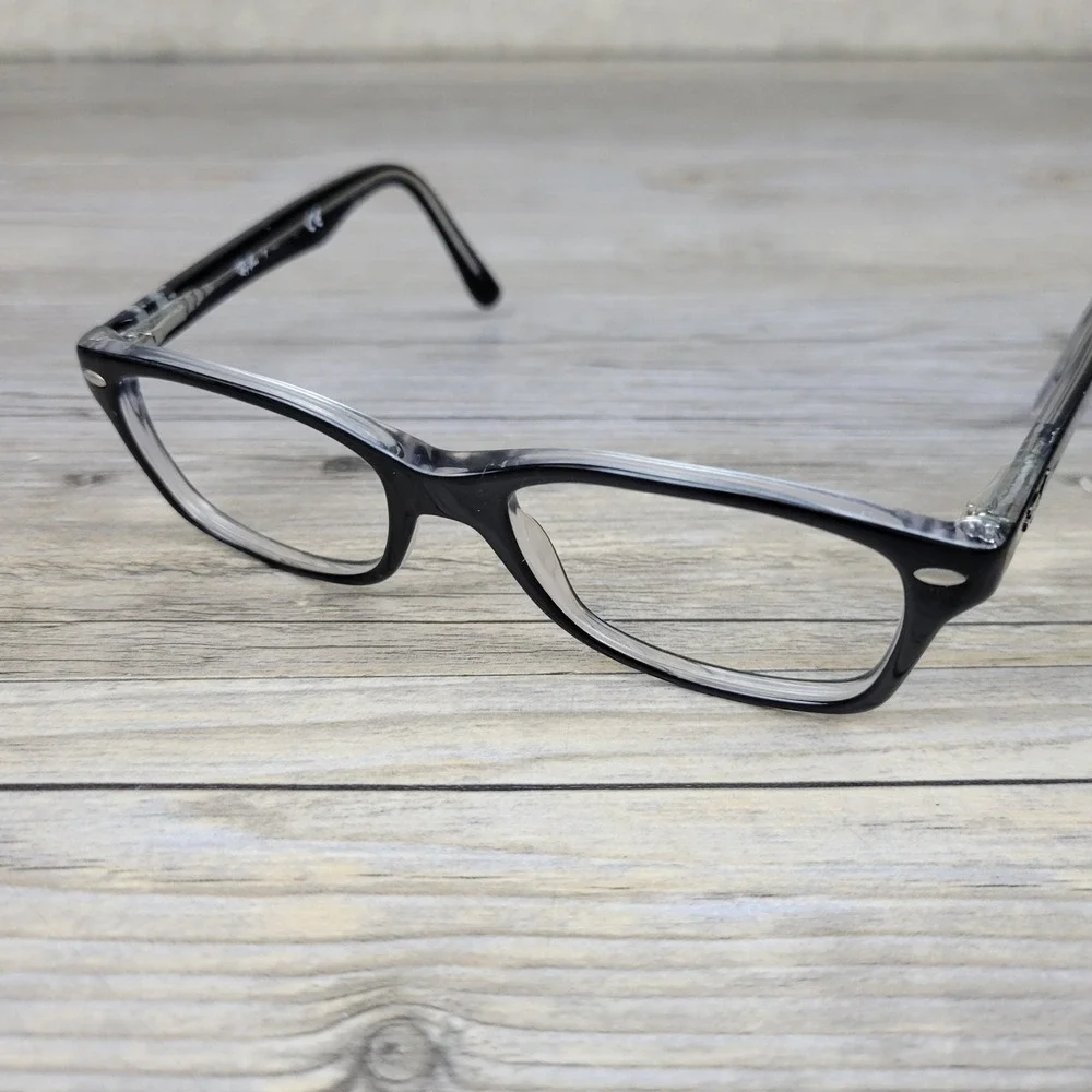 Ray-Ban Eyeglasses Frames RB 1531 3529 Black Clear Full Rim Kids 48-16-130